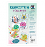 Bastelset Kreuzstichvorlagen mehrfarbig