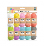 Wolle matt pastellfarben
