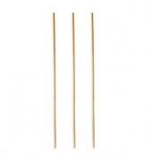 100 PAPSTAR Strohhalme pure braun