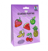 URSUS Diamond Painting Sticker-Set Fruits mehrfarbig