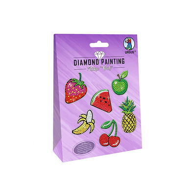 URSUS Diamond Painting Sticker-Set Fruits mehrfarbig