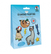 URSUS Diamond Painting Sticker-Set Animal friends mehrfarbig