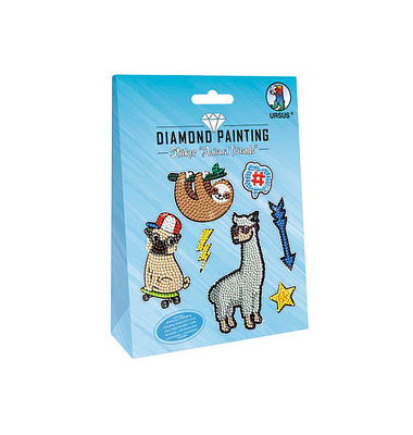 URSUS Diamond Painting Sticker-Set Animal friends mehrfarbig