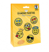 URSUS Diamond Painting Sticker-Set Smileys mehrfarbig