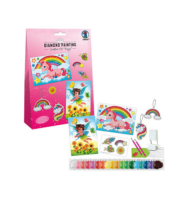 URSUS Diamond Painting 6x Motive Magic mehrfarbig