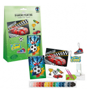 URSUS Diamond Painting 6x Motive Sports  mehrfarbig