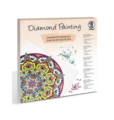 Diamond Painting Mandala mehrfarbig