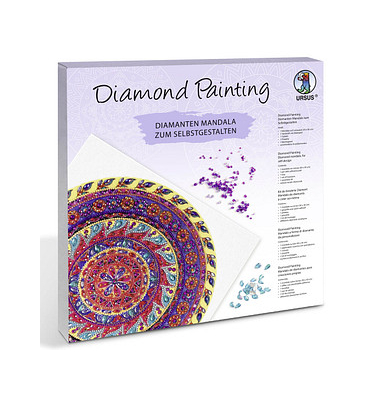 URSUS Diamond Painting Mandala mehrfarbig