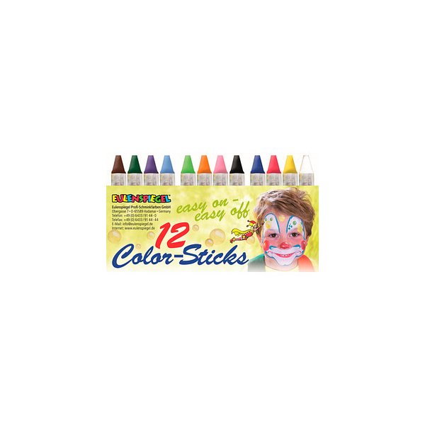 4028362626122 - 12 EULENSPIEGEL? Color-Sticks Kinderschmink-Set farbsortiert 4028362626122 12 Stück 4028362626122 - 12 EULENSPIEGEL? Color-Sticks Kinderschmink-Set farbsortiert 4028362626122 12 Stück
