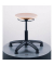 Hocker 09052 A1S-TG-B, buche, mit Bodengleitern, höhenverstellbar, bis 120kg