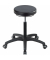 Hocker 09058 A1S-TR-PUA3, schwarz, mit Rollen, höhenverstellbar, bis 120kg
