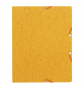 Eckspannmappe 55469E, A4 gelb Karton 350g, f&uuml;r ca. 250 Blatt