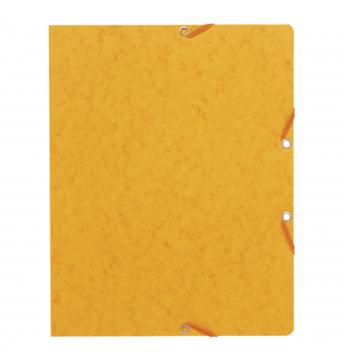 Eckspannmappe 55469E, A4 gelb Karton 350g, f&uuml;r ca. 250 Blatt