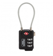 Vorh&auml;ngeschloss mit Zahlencode 3 stellig TSA 74 30 SB 32891  