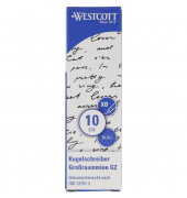 Westcott Kugelschreibermine G2 E-733490 00 Metall bl 10St.