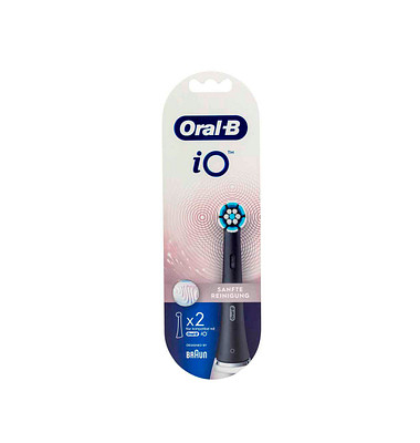 2 Oral-B iO Sanfte Reinigung Zahnbürstenaufsätze