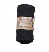 Makramee Garn schwarz Bands