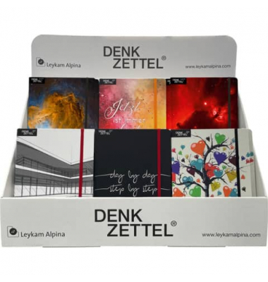 Notizbuch SO500, farbig sortiert, A5, liniert+kariert, 96 Blatt / 192 Seiten