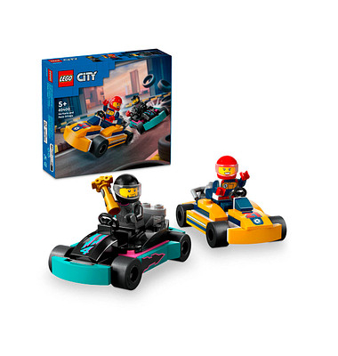 City 60400 Go-Karts mit Rennfahrern Bausatz