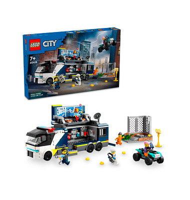 City 60418 Polizeitruck mit Labor Bausatz