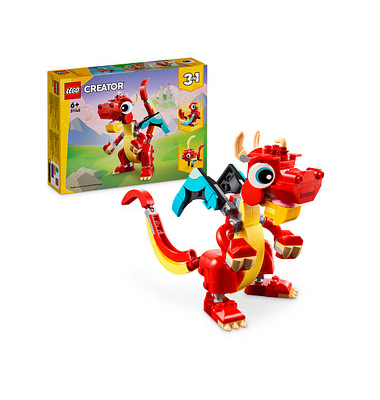 Creator 3in1 31145 Roter Drache Bausatz