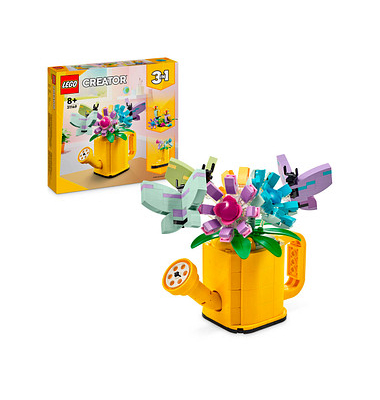 Creator 3in1 31149 Gießkanne mit Blumen Bausatz