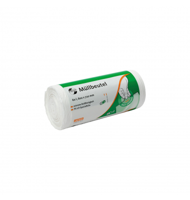 Müllbeutel 36022 FIRST PLUS, weiß, 60 Liter, extrastark Müllbeutel 36022 FIRST PLUS, weiß, 60 Liter, extrastark