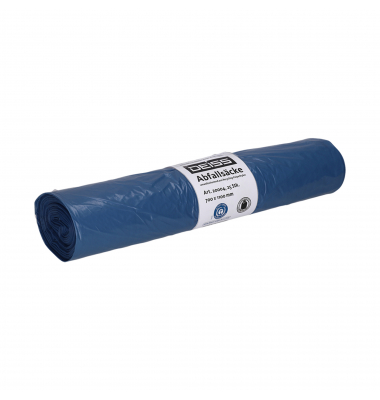 Müllsäcke 20004 Standard, blau, 120 Liter, offen