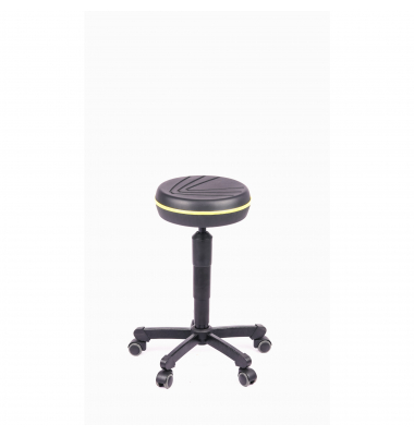 Sitzhocker 84010201 Pro+ A30, schwarz, mit Rollen, höhenverstellbar, bis 120kg
