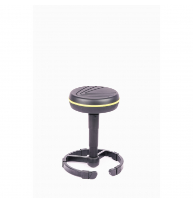 Sitzhocker 85010201 Pro+ A30, schwarz, mit Bodengleitern, h&ouml;henverstellbar, bis 120kg