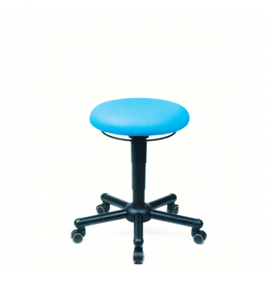 Sitzhocker 10022 Assistant Pro A19 XXL, t&uuml;rkis, mit Rollen, h&ouml;henverstellbar, bis 250kg