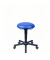 Hocker 10023 A19-TR-KL, blau, mit Rollen, höhenverstellbar, bis 250kg