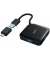 Hub, USB A/USB C, Geräteanschlüsse: 4 an 1, schwarz