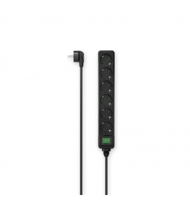 Steckdosenleiste 00223011 6fach Schalter 3m sw Steckdosenleiste 00223011 6fach Schalter 3m sw