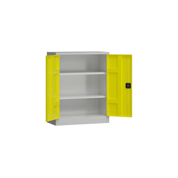4061815503038 - Stahlschrank ClassiX X-530316 zinkgelb lichtgrau 800 x 380 x 1000 cm aufgebaut 4061815503038 LÜLLMANN 4061815503038 - Stahlschrank ClassiX X-530316 zinkgelb lichtgrau 800 x 380 x 1000 cm aufgebaut 4061815503038 LÜLLMANN