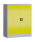 Stahlschrank ClassiX X-530316 zinkgelb, lichtgrau 80,0 x 38,0 x 100,0 cm, aufgebaut 