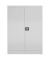 Stahlschrank ClassiX X-530327 signalweiß 92,0 x 42,0 x 120,0 cm, aufgebaut 
