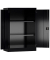 Stahlschrank ClassiX X-530329 tiefschwarz 92,0 x 42,0 x 120,0 cm, aufgebaut 