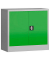 Stahlschrank ClassiX X-530305 lichtgrau, gelbgrün 80,0 x 38,0 x 75,0 cm, aufgebaut 