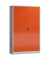 Stahlschrank ClassiXXL X-530384 feuerrot, lichtgrau 120,0 x 60,0 x 194,5 cm, aufgebaut 