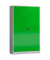 Stahlschrank ClassiXXL X-530385 lichtgrau, gelbgrün 120,0 x 60,0 x 194,5 cm, aufgebaut 