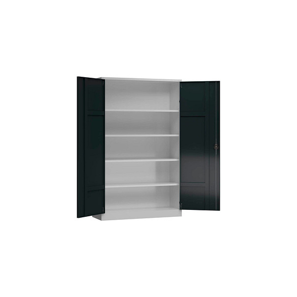 4061815565333 - Stahlschrank ClassiXXL X-530388 anthrazit lichtgrau 1200 x 600 x 1945 cm aufgebaut 4061815565333 LÜLLMANN 4061815565333 - Stahlschrank ClassiXXL X-530388 anthrazit lichtgrau 1200 x 600 x 1945 cm aufgebaut 4061815565333 LÜLLMANN