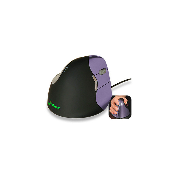 0852153014713 - VerticalMouse4 VM4SW Small Kabellose ergonomische Maus Funk Optisch Braun 6 Tasten 2800 dpi Ergonomisch