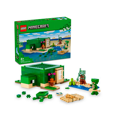 Minecraft 21254 Das Schildkrötenstrandhaus Bausatz