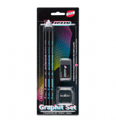Schreibgeräteset Next Graphit, 1006-0008, schwarz, 3,8mm, HB
