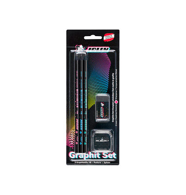 Schreibgeräteset Next Graphit, 1006-0008, schwarz, 3,8mm, HB