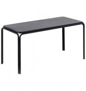 Sitzbänke BISTRO BBISX2M.01 schwarz Metall 90,0 cm