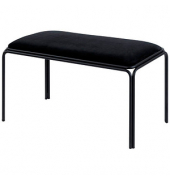 Sitzbänke BISTRO BBISX2V.01 schwarz Stoff 90,0 cm