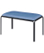 Sitzbänke BISTRO BBISX2V.06 blau Stoff 90,0 cm