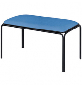 Sitzbänke BISTRO BBISX2SC.06 blau Kunstleder 90,0 cm